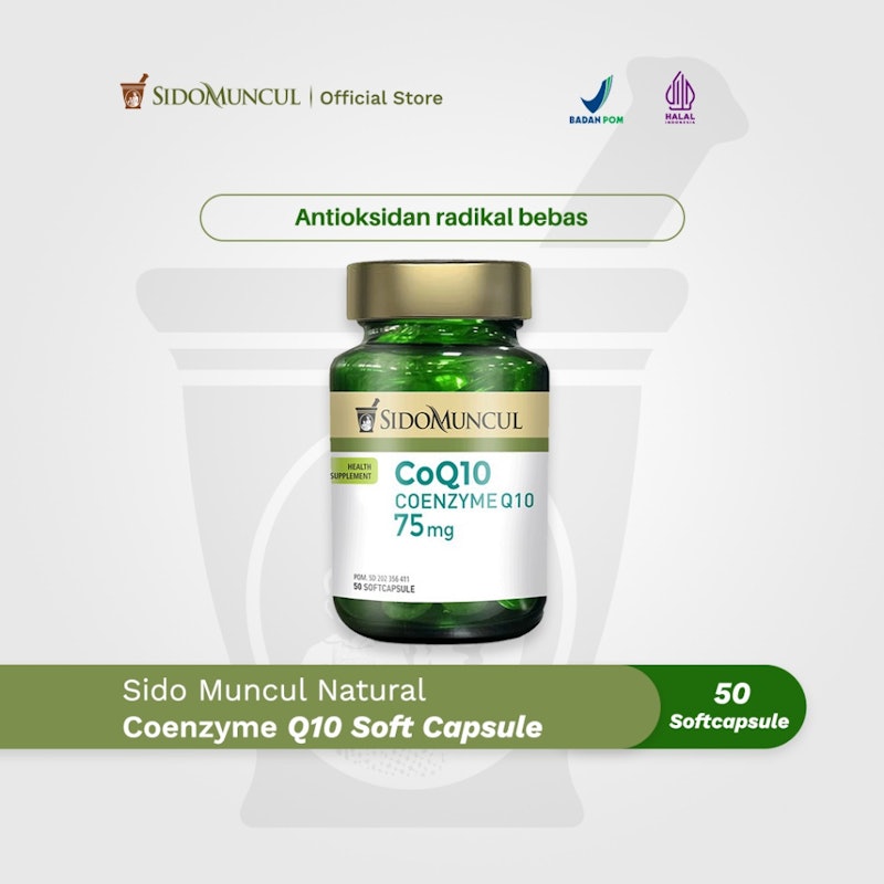 Sido Muncul Natural CoQ10 Coenzyme Q10