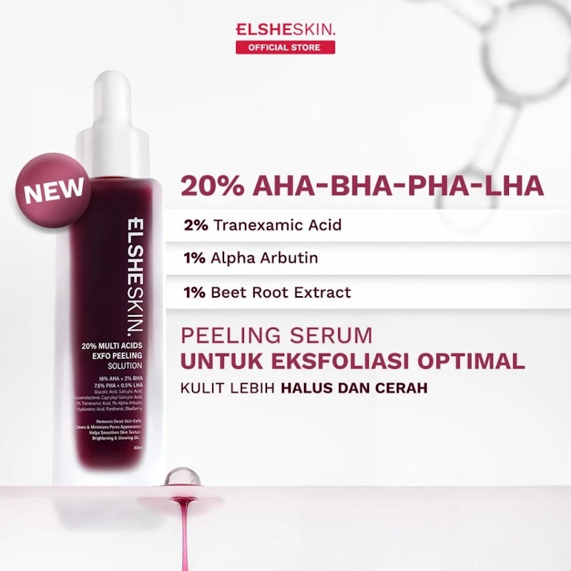 ELSHESKIN 20% Multi Acids Exfo Peeling Solution 2