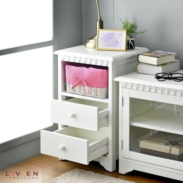 Livien Furniture Meja Nakas Mooi – Rattan Series