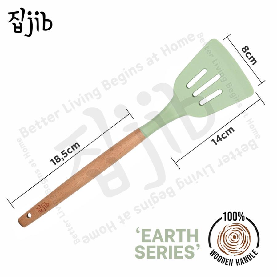 JIB Indonesia JIB Silicone Slotted Spatula