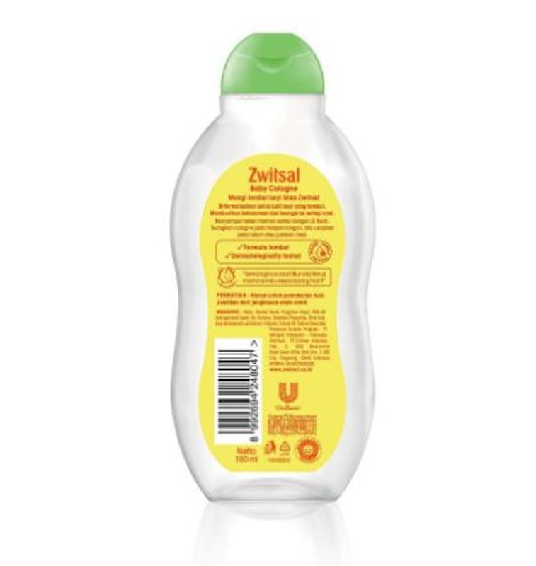 Zwitsal Baby Cologne Natural Soft Touch with Aloe Vera 3