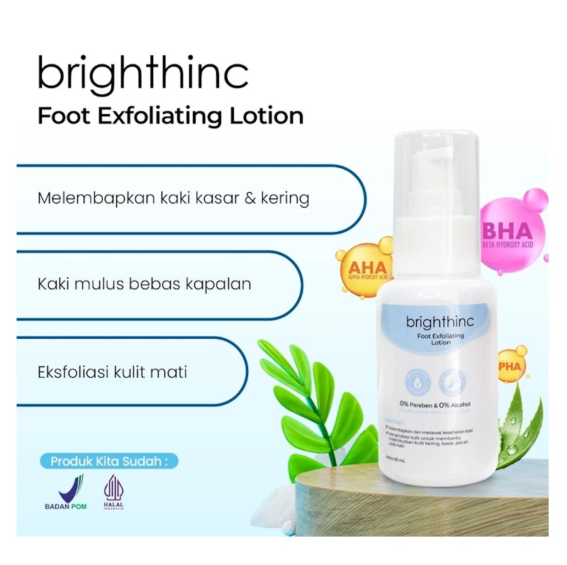 Brighthinc Foot Exfoliating Lotion 4