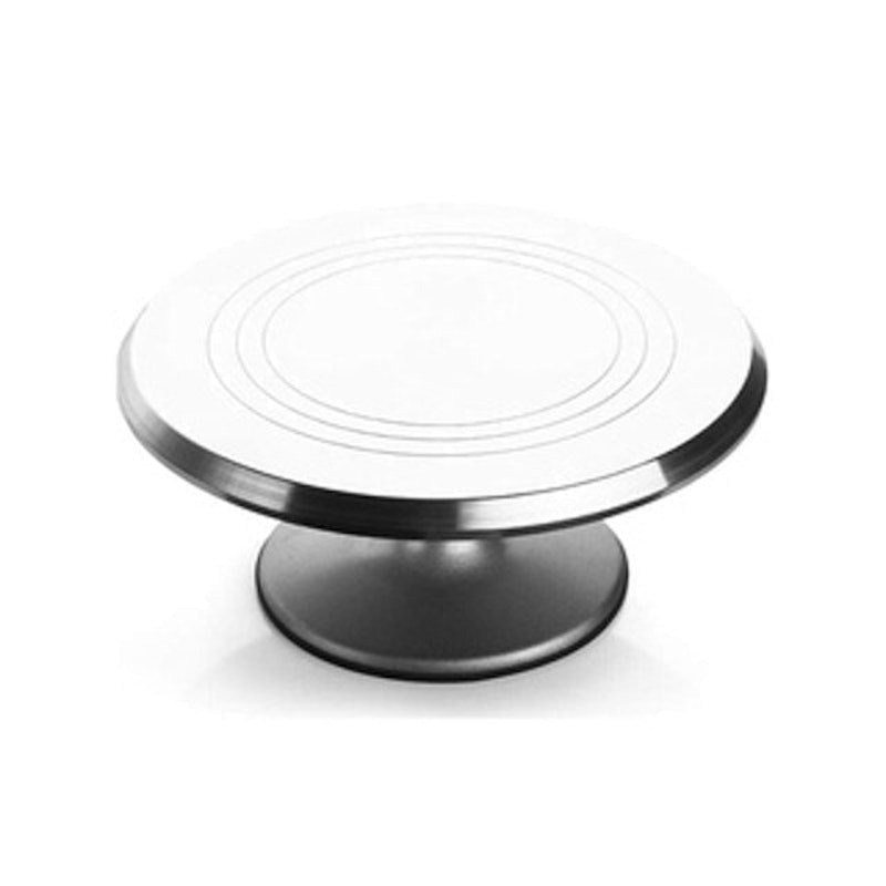 Lazy Susan Stainless Steel Turntable 12" 2