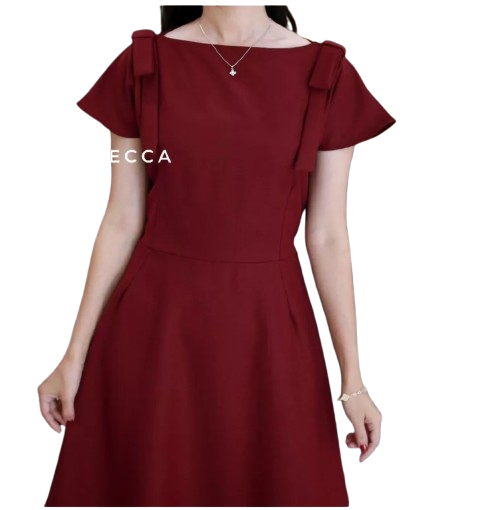  ORECCA Jiwoo Midi Dress Wanita