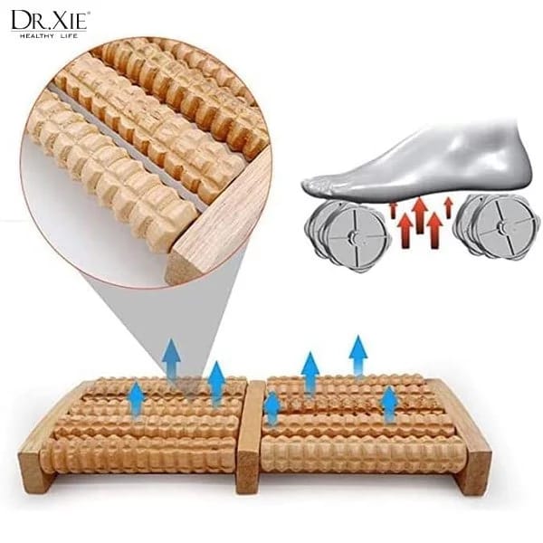  Dr. Xie Alat Pijat Refleksi Kaki Kayu