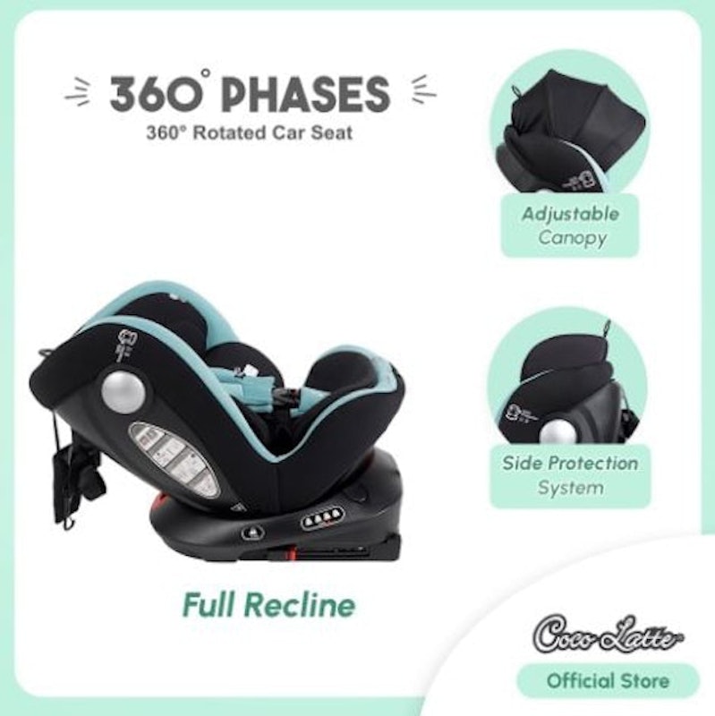 360˚ Rotated Carseat 3