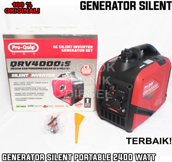 Pro-Quip Indonesia Pro-Quip® Genset Silent 2200 Watt  QRV4000IS