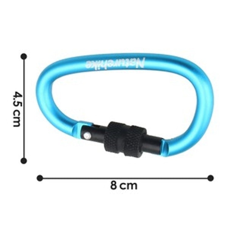 Carabiner D-Utility 8 cm Lock 4