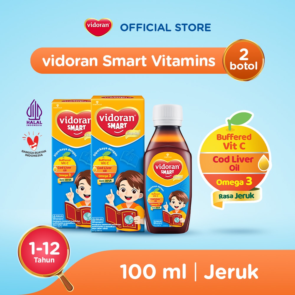 vidoran Smart Vitamins Rasa Jeruk Sirup