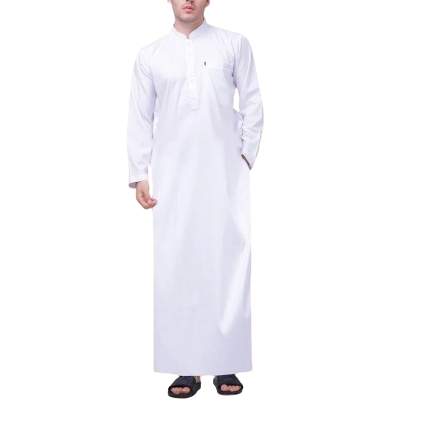 Alghaza Mubarak Gamis Ahmad Dewasa Putih