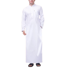 Alghaza Mubarak Gamis Ahmad Dewasa Putih