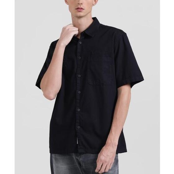 Kasih Kurnia Sejati Emba Denim Giorgio Kemeja Pria Lengan Pendek