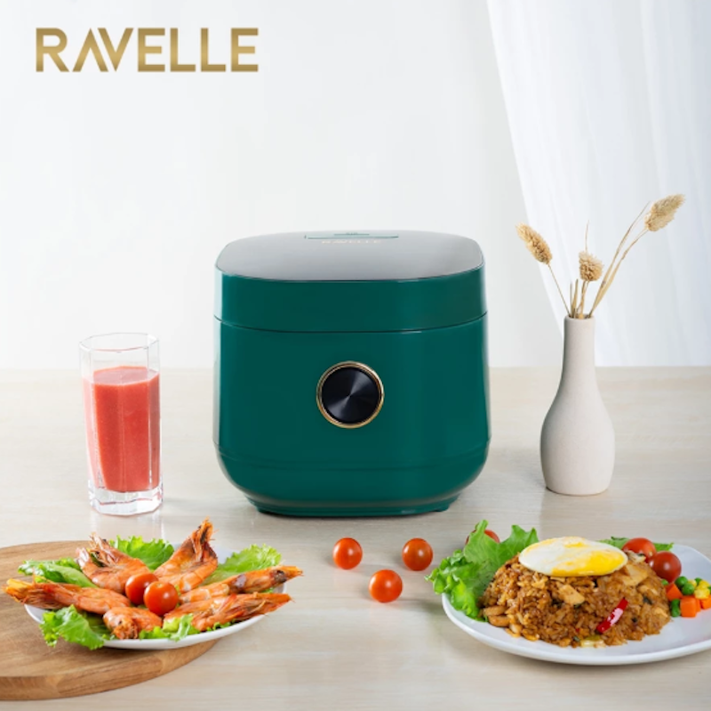 RAVELLE OMNI Rice Cooker Digital Low Carbo Ceramic 4
