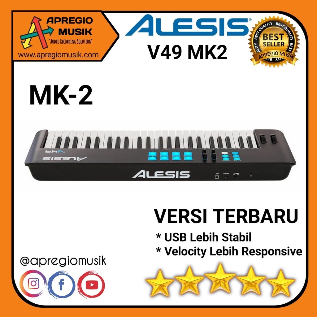 inMusic Brands Alesis® V49 MKII