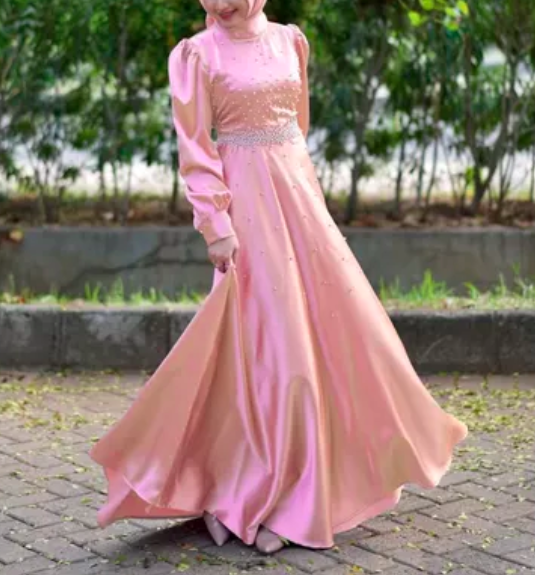 Redlove Gamis Maxi Classic & Timeless A-Ling Neck Salem