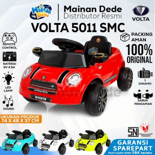  Volta Mobil Aki Anak Mini Cooper V5011