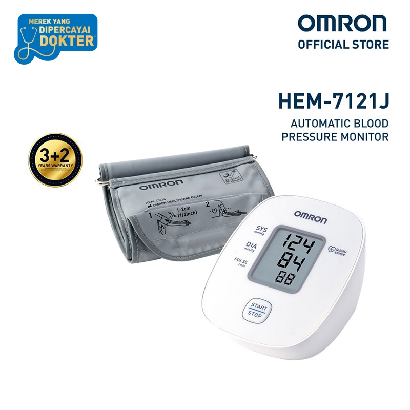 Omron Manufacturing of Indonesia Omron Automatic Blood Pressure Monitor HEM 7121J 