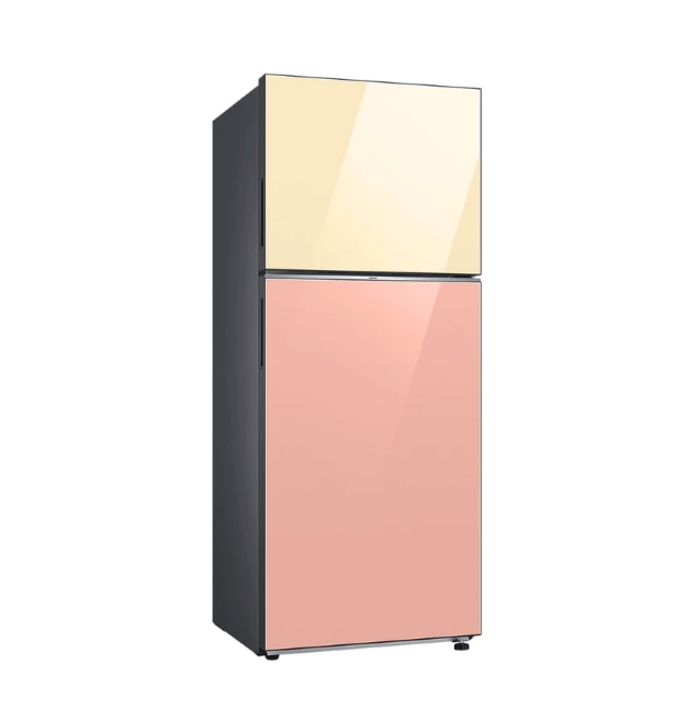 Samsung Electronics Samsung 393 L Bespoke Refrigerator TMF Ungkep Compartment Clean Vanilla + Clean Peach RT38CB66408JSE