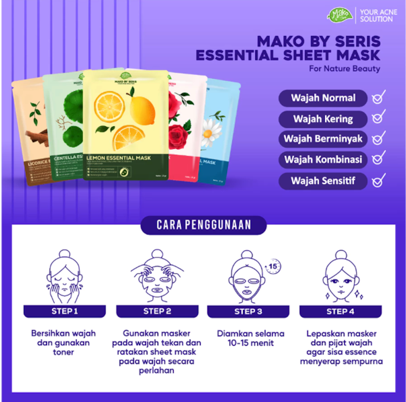 Mako by Seris Centella Essential Mask 3