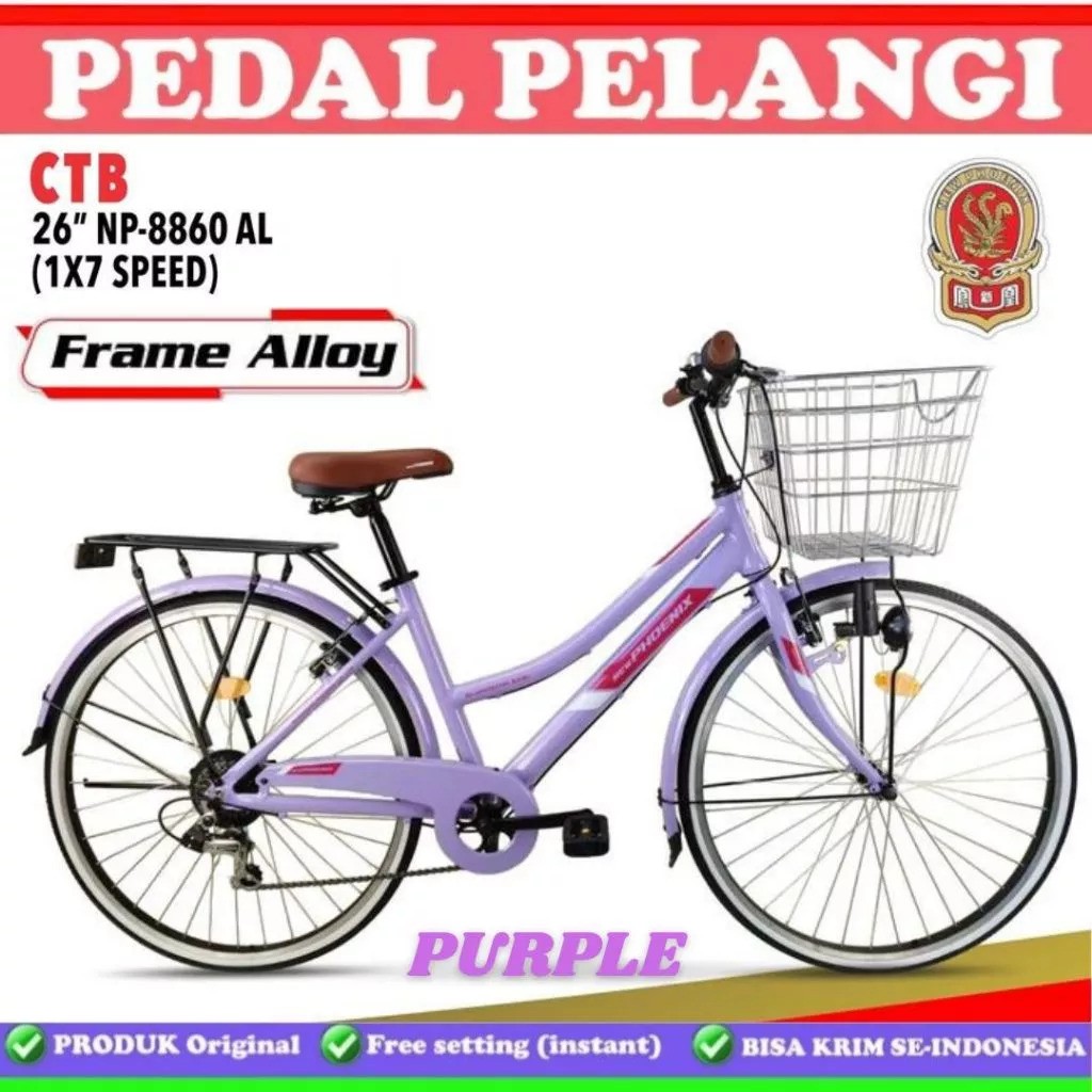 New Phoenix City Bike 26 Inch  NP-8860 AL