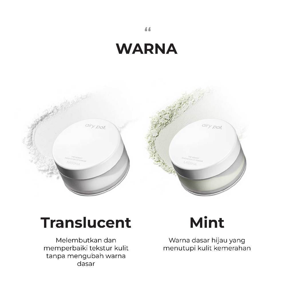 ABLE C&C MISSHA Airy Pot Powder Mint