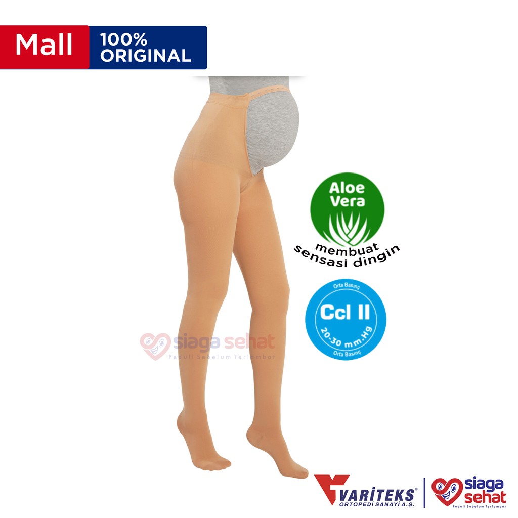 Variteks Ortopedi Sanayi A.Ş. Variteks Pregnancy Pantyhose Varicose Stocking Closed Toe 907