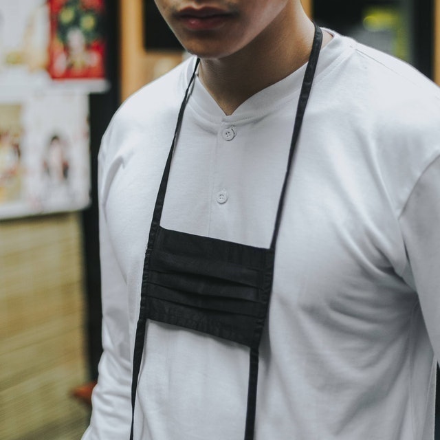 Head Hijab Mask Black