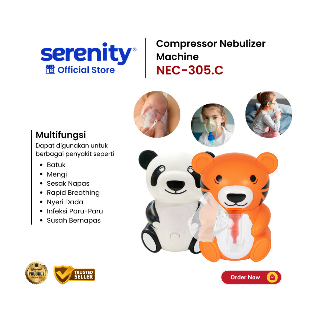 Serenity Indonesia Serenity Compressor Nebulizer  NEC-305.C