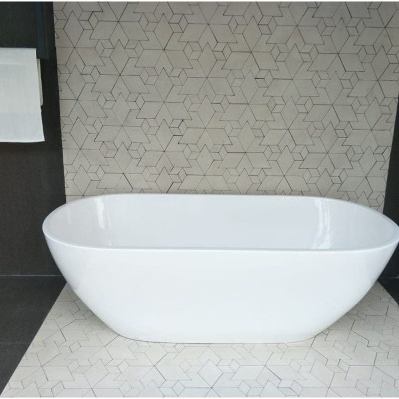 Ovalio Bathtub Free Standing Marble 2