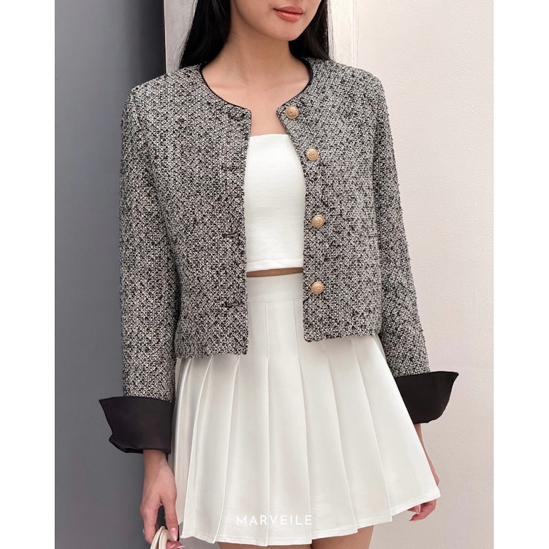 Marveile Josephine Tweed Blazer 2