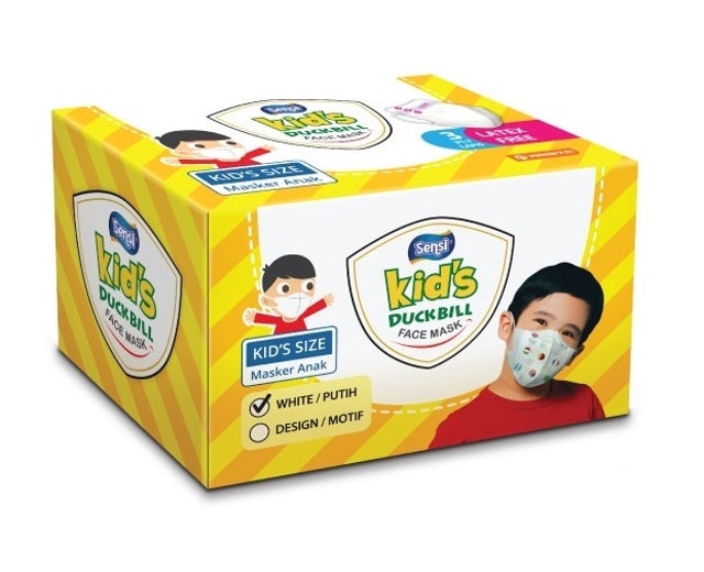 Kids Duckbill Mask White