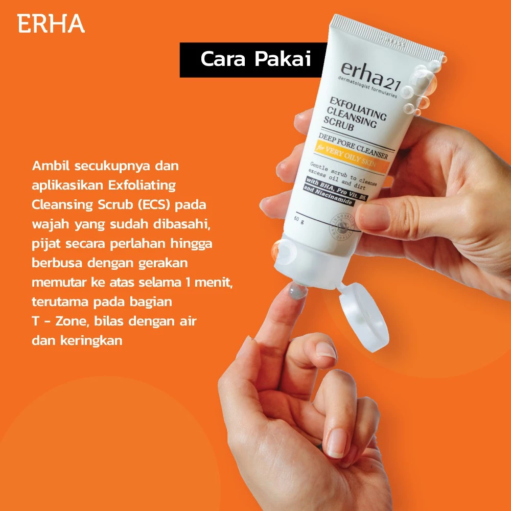 ERHA Clinic Indonesia ERHA Exfoliating Cleansing Scrub