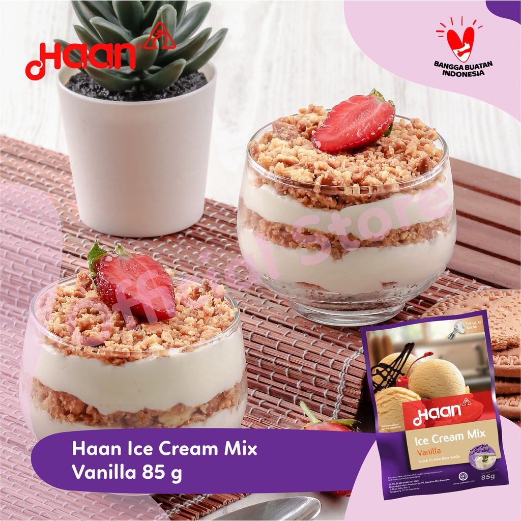 Gandum Mas Kencana Haan Ice Cream Mix Vanilla