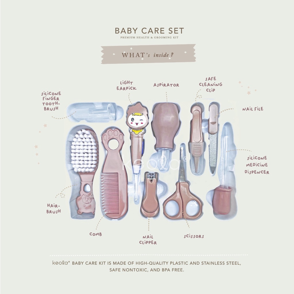 Keola Baby Care Set 10in1