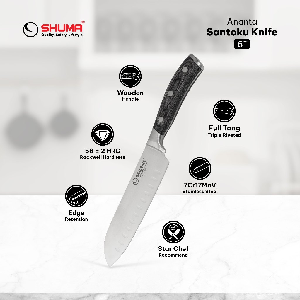Shuma Indonesia Shuma Ananta Santoku Knife