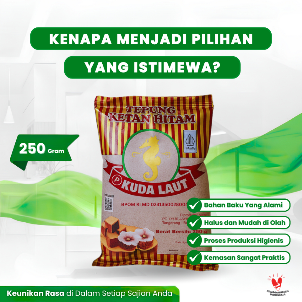 Kuda Laut Tepung Ketan Hitam  3