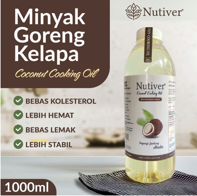  Nutiver Coconut Cooking Oil 1000 ml