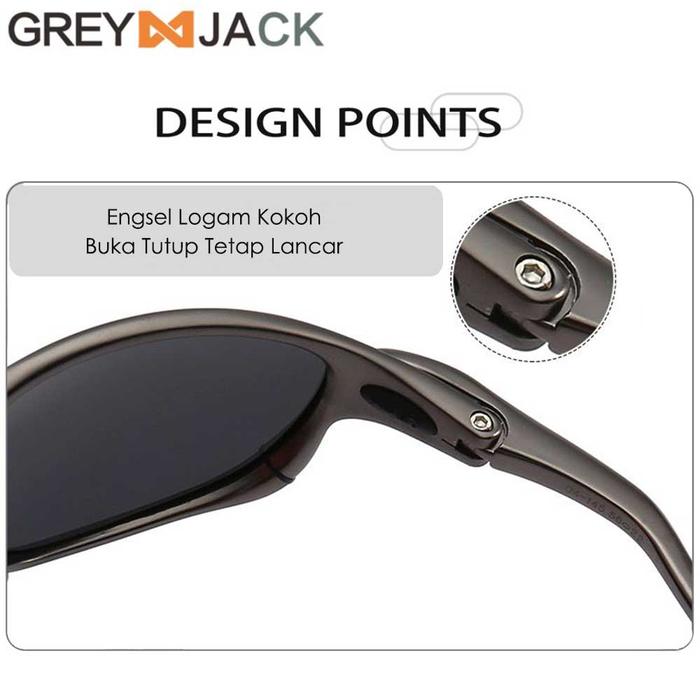 Grey Jack Sporty Sunglasses 3