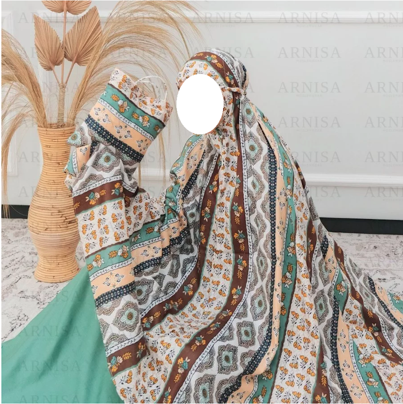 Arnisa Mukena Bali Large Dewasa Tribal 4