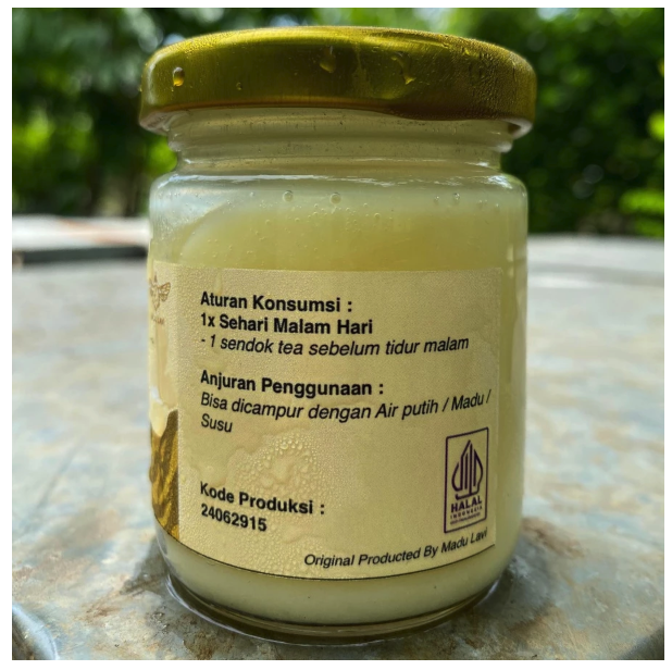  Madu Lavi Royal Jelly 100% Produk Lebah