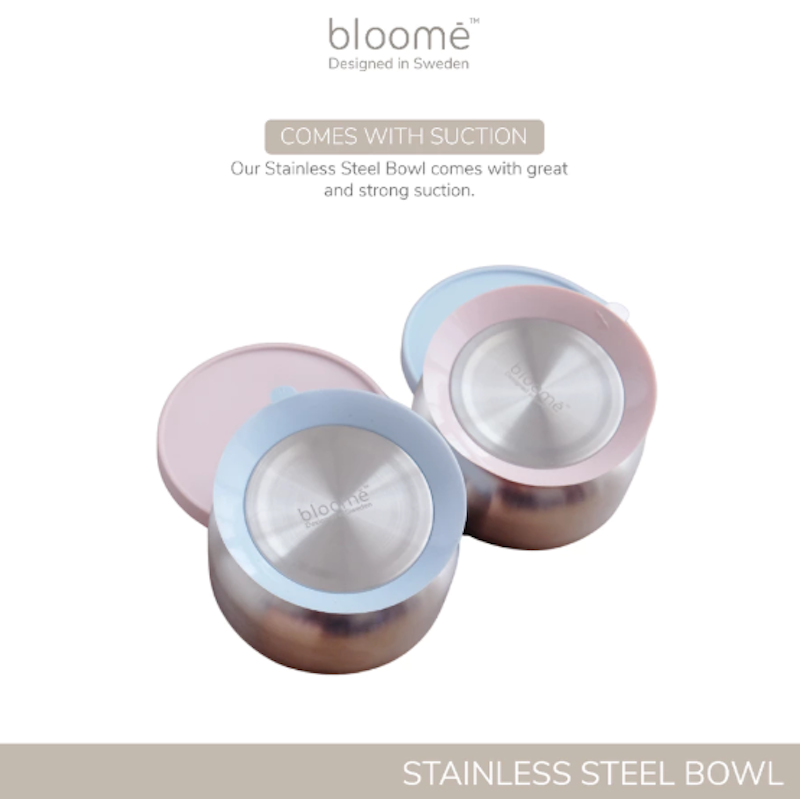 bloomē Stainless Suction Bowl 4