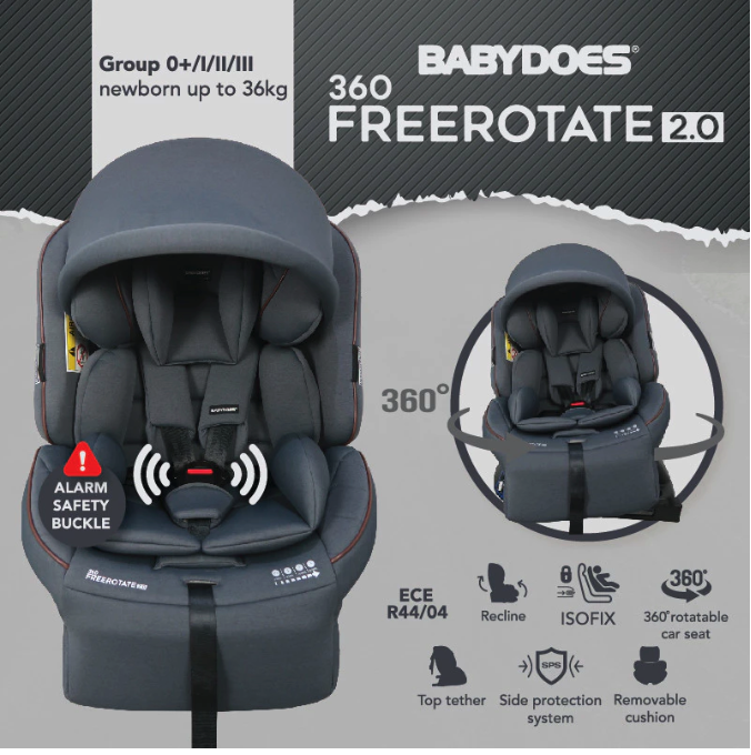  Babydoes 360° Free Rotate 2.0 Carseat 