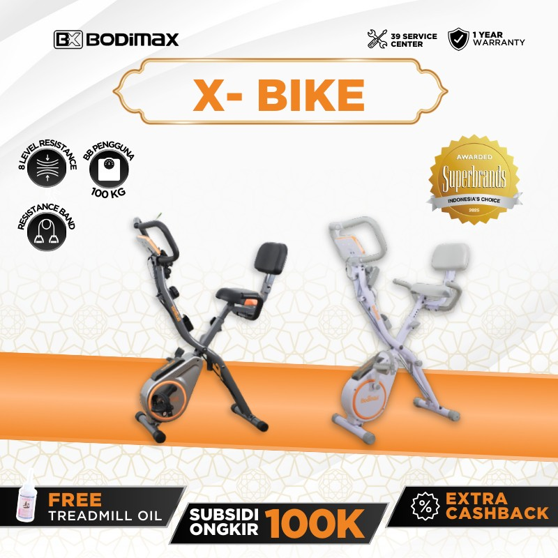 Merdis International Bodimax X-Bike Sepeda Statis