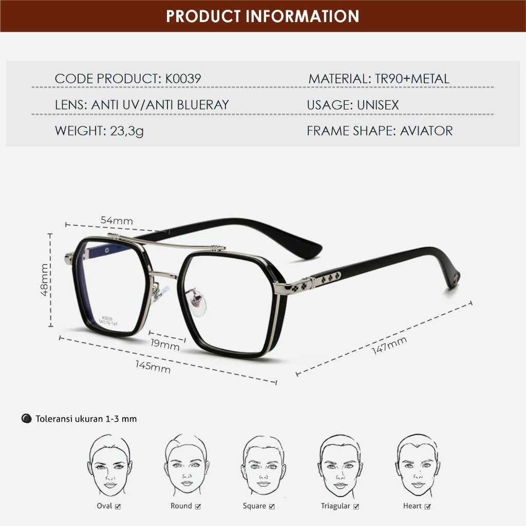 Colore.In Colore.in Kacamata Tony Stark L013