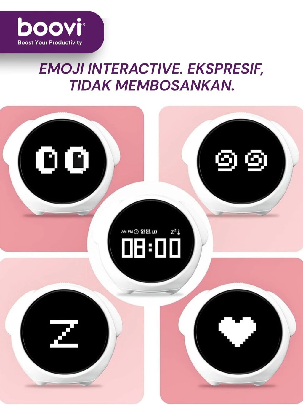  Boovi Digital Pet Alarm Clock JD011