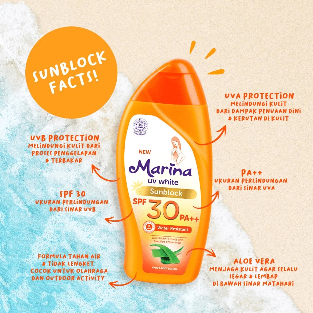 Tempo Scan Pacific Marina UV White Sunblock SPF 30