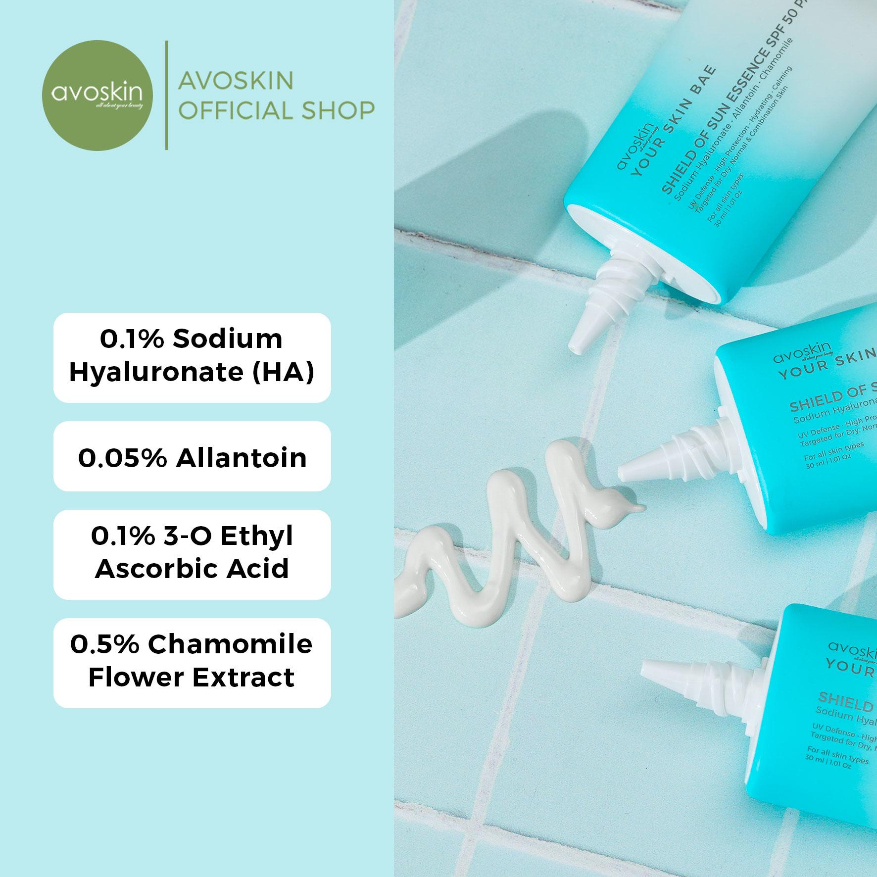 Avoskin Sunscreen Your Skin Bae Shield of Sun SPF 50 PA++++