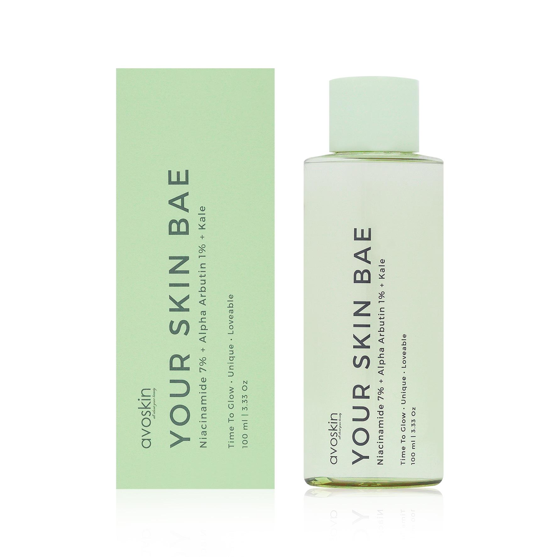 Avoskin Your Skin Bae Toner Niacinamide 7% + Alpha Arbutin 1% + Kale
