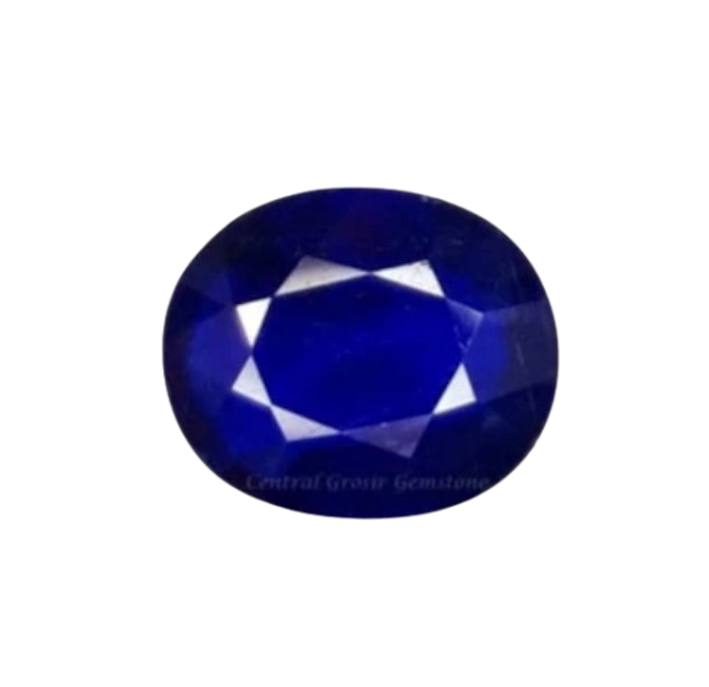 Batu Natural Blue Sapphire Corundum Cutting 1