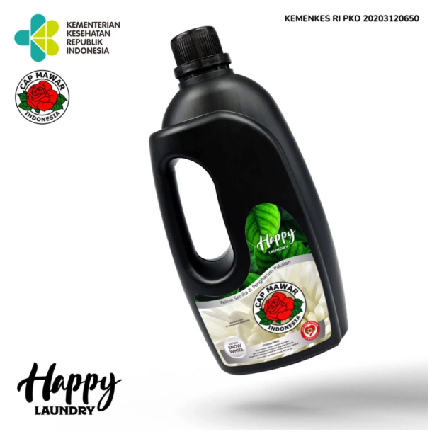 Cap Mawar Indonesia Happy Laundry Pelicin Setrika & Pengharum Pakaian 